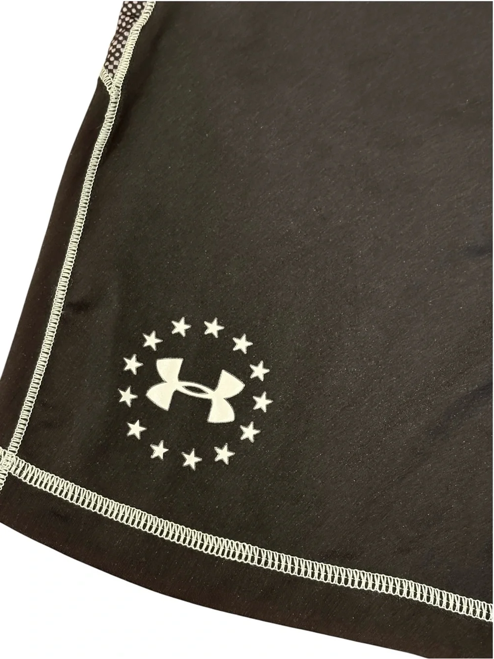 Under Armour Men's Black Athletic Shorts Wounded Warrior Project L